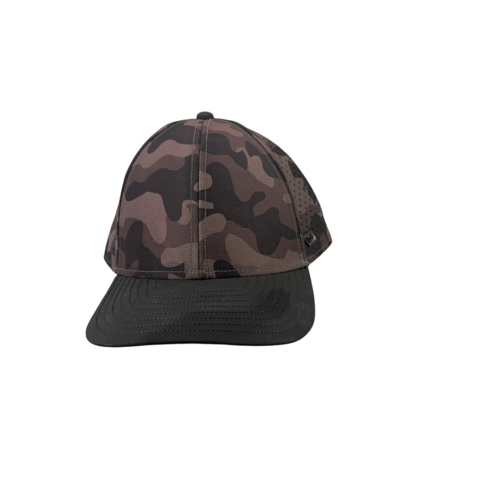 Melin A Game Hydro Snapback Hat Mens Classic 58cm Camo Black Curved Brim Cap